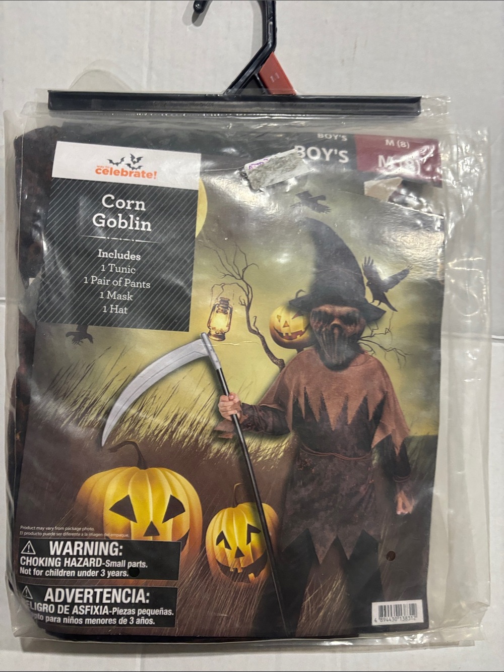 Celebrate It Corn Goblin Boys' Costume - Brown and Black